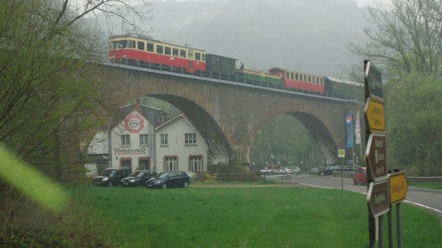 Brohltalbahn auf Visdukt